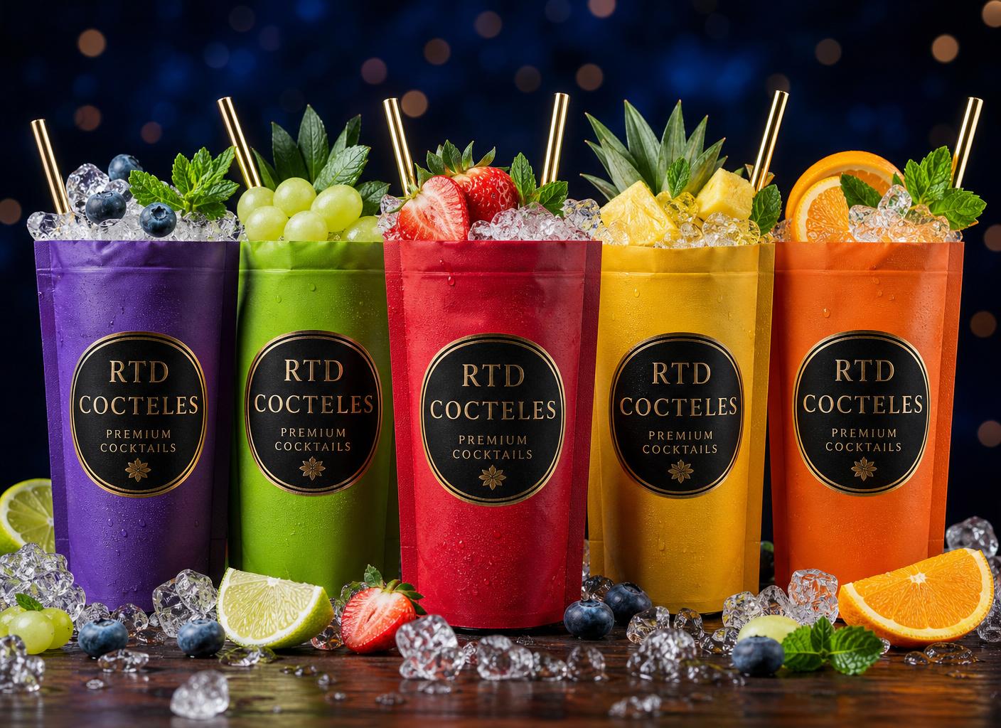 Pack premium de sachets de cócteles Ready to Drink